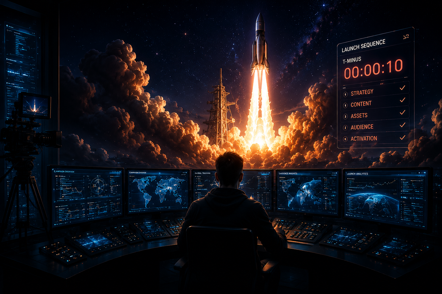Creator OS — Launch: cinematic product and brand launches